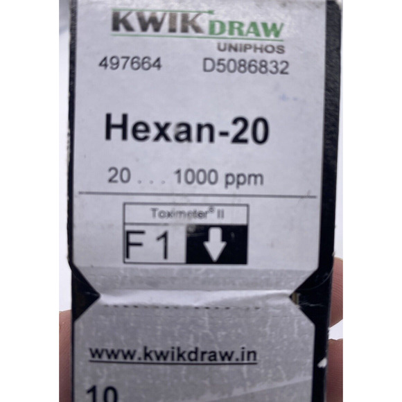 MSA 497664 HEXAN-20 DETECTOR TUBE 2 BOXES & NO2-0.5 TUBES 1 BOX SET - Picture 3 of 16